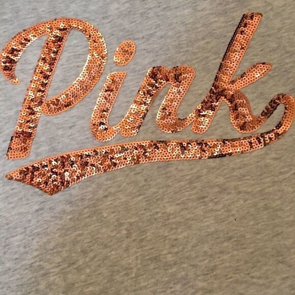 VS PINK Cut Sleeve Bling Tank - Picture 2 of 4